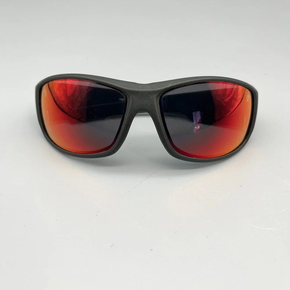 Edge Eyewear Legends LE‎ Sunglasses Black Frame Red Mirrored Lens FXO Edition